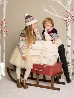 Bonpoint Pois Special-Occasion Skirt Gold |Child Skirts