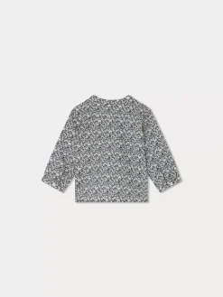 Bonpoint Polisson Shirt Navy |Newborn & Baby Tops