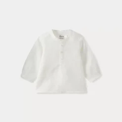 Bonpoint Polisson Tunic Milk White |Newborn & Baby Tops