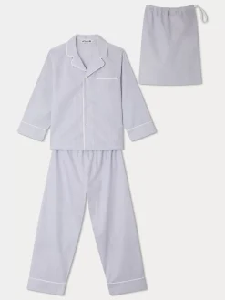 Bonpoint Pyjama Dormeur Rayures Bleu Nuit |Child Pajamas