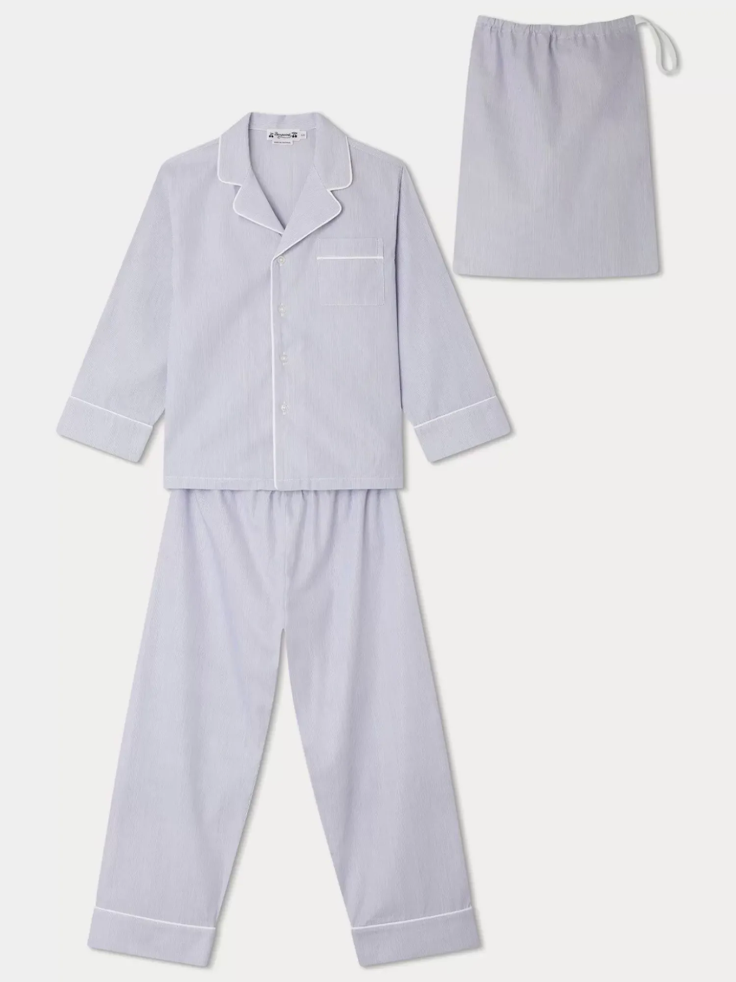 Bonpoint Pyjama Dormeur Rayures Bleu Nuit |Child Pajamas