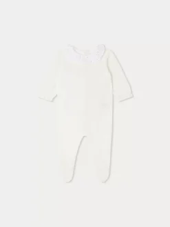 Bonpoint Pyjama Tijane Gris Chine Fonce |Newborn & Baby Onesies And Pajamas
