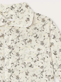 Bonpoint Reve Jumpsuit Ecru Flowers |Newborn & Baby Pants, Bloomers, And Rompers