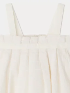 Bonpoint Robe Flossie Ecru |Newborn & Baby Dresses