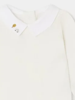 Bonpoint Septembre Bodysuit Lime Tree |Newborn & Baby Onesies And Pajamas