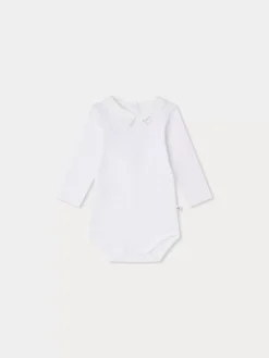 Bonpoint Septembre Onesie Natural White |Newborn & Baby Onesies And Pajamas