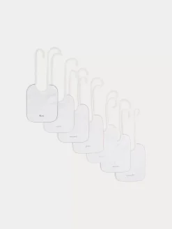 Bonpoint Set Of Embroidered Bibs White |Newborn & Baby Childcare