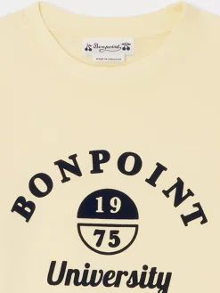 Bonpoint Tadda Long-Sleeved T-Shirt Yellow |Child Tops