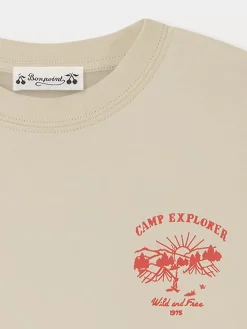 Bonpoint Tadda Long-Sleeved T-Shirt Verdigris |Child Tops