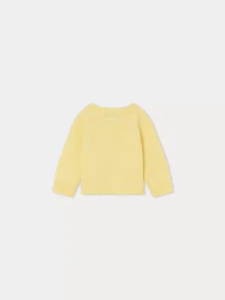 Bonpoint Tahiel Cardigan Yellow |Newborn & Baby Sweaters And Cardigans
