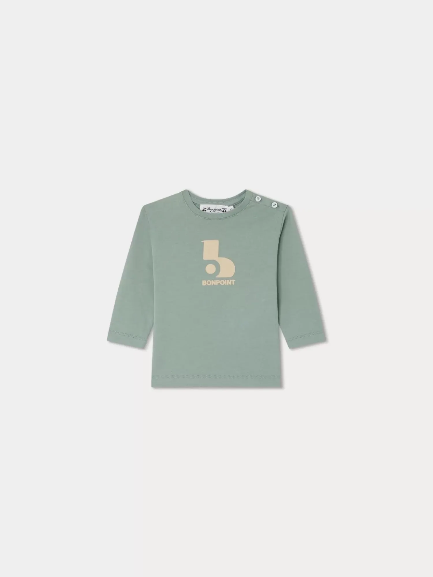 Bonpoint Tahsin T-Shirt Verdigris |Newborn & Baby Tops