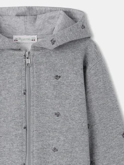 Bonpoint Talent Sweatshirt Medium Heathered Gray |Child Sweatshirts