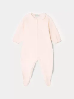 Bonpoint Talou Pajamas Pale Pink |Newborn & Baby Onesies And Pajamas