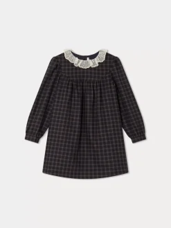 Bonpoint Tamiko Dress Slate Grey |Child Dresses
