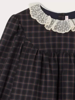 Bonpoint Tamiko Dress Slate Grey |Child Dresses