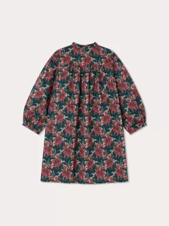 Bonpoint Tamsin Smocked Dress Fuchsia Pink |Child Dresses