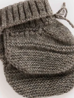 Bonpoint Telse Slippers Brown |Newborn & Baby Socks And Accessories