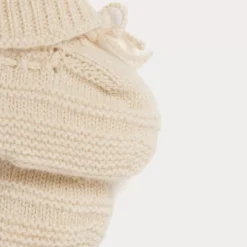 Bonpoint Telse Slippers Natural |Newborn & Baby Socks And Accessories