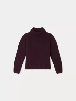 Bonpoint Temperance Sweater Grape |Child Cardigans And Sweaters