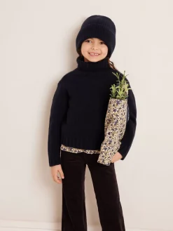 Bonpoint Temperance Sweater Navy |Child Cardigans And Sweaters