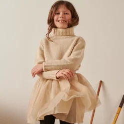 Bonpoint Temperence Sweater Natural |Child Cardigans And Sweaters