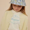Bonpoint Theana Bucket Hat Blue Flowers |Child Accessories