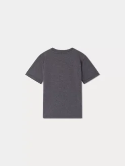 Bonpoint Thibald T-Shirt Dark Mottled Grey |Child Tops