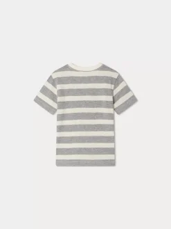 Bonpoint Thibald T-Shirt Heathered Gray |Child Tops