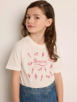 Bonpoint Thida T-Shirt Milk White |Child Tops