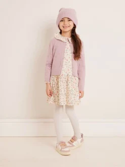 Bonpoint Thindra Cardigan Peony |Child Cardigans And Sweaters
