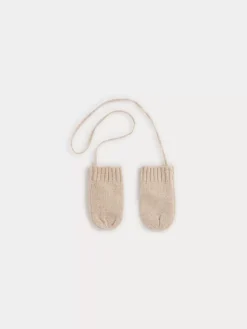 Bonpoint Thuri Mittens Ecru |Newborn & Baby Accessories