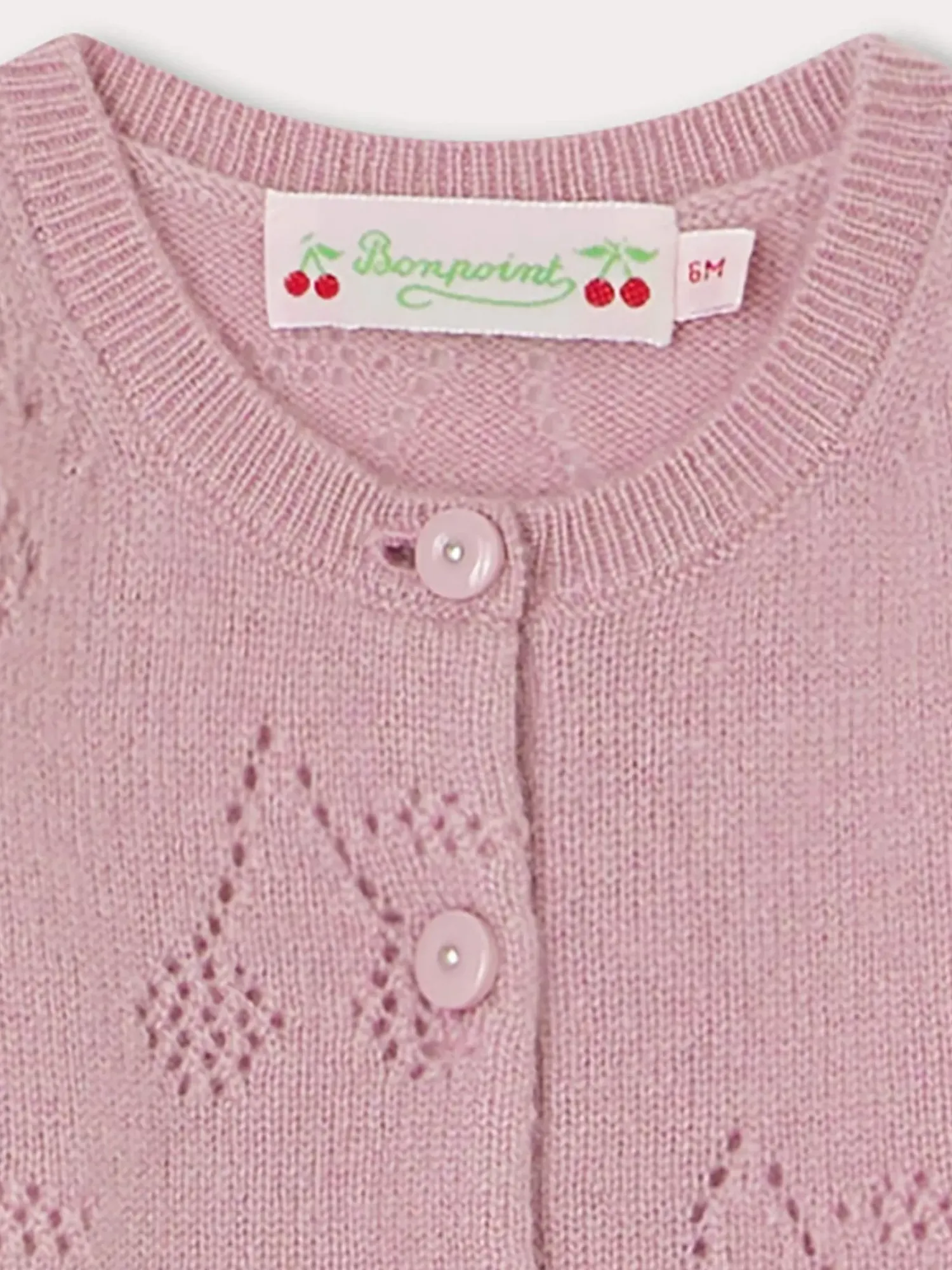 Bonpoint Tibile Cardigan Peony |Newborn & Baby Sweaters And Cardigans