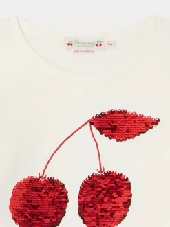 Bonpoint Tidjiane T-Shirt White Milk |Child Tops
