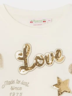 Bonpoint Tien T-Shirt White Milk |Child Tops