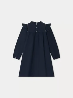 Bonpoint Tilia Dress Navy |Child Dresses