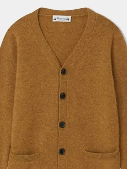Bonpoint Tilian Cardigan Camel |Child Cardigans And Sweaters