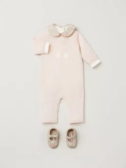 Bonpoint Tilouana Bodysuit Powdered Rose |Newborn & Baby Sets And Jumpsuits