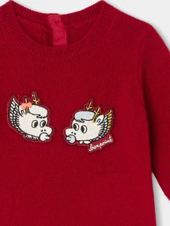 Bonpoint Tilouana Romper Ruby |Newborn & Baby Sets And Jumpsuits