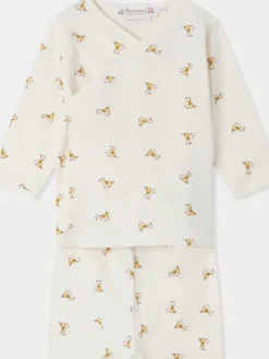 Bonpoint Timao Outfit Orange |Newborn & Baby Sets And Jumpsuits