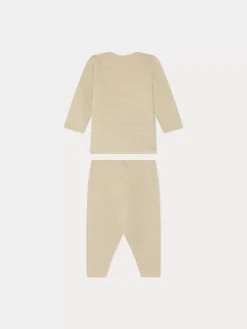 Bonpoint Timi Set Beige |Newborn & Baby Sets And Jumpsuits