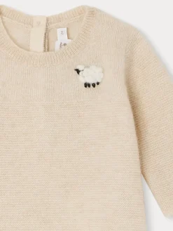 Bonpoint Tinoe Romper Natural |Newborn & Baby Sets And Jumpsuits