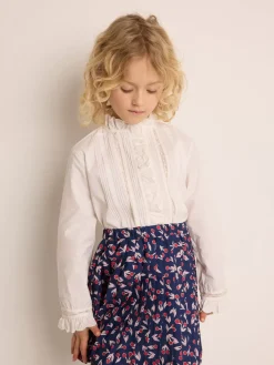 Bonpoint Tivi Blouse Milk White |Child Tops