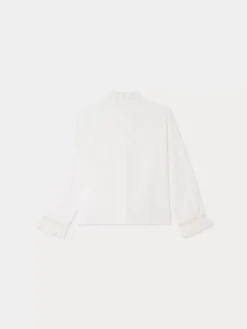 Bonpoint Tivi Blouse Milk White |Child Tops