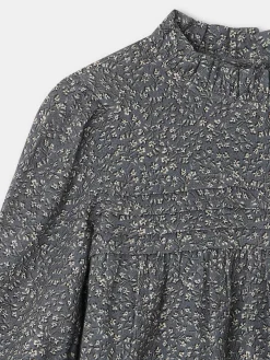 Bonpoint Topaz Dress Slate Grey |Child Dresses