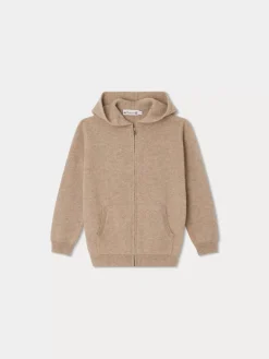 Bonpoint Tylcy Cardigan Praline |Child Cardigans And Sweaters