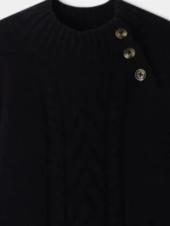 Bonpoint Tyoto Sweater Black |Child Cardigans And Sweaters